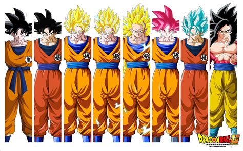 all of goku's forms